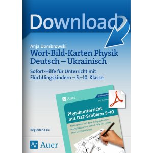 Wort-Bild-Karten Physik Deutsch - Ukrainisch Kl. 5-10