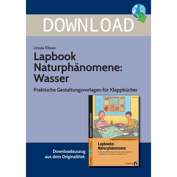 Lapbook Naturphänomen Wasser