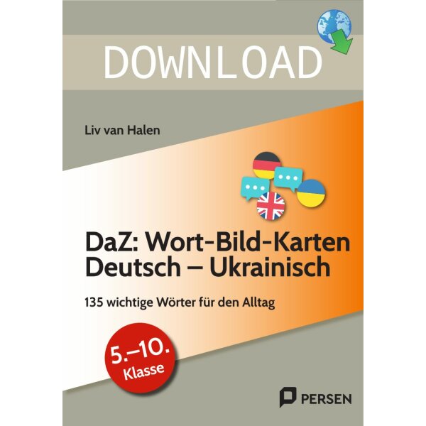 DaZ: Wort-Bild-Karten - Deutsch/Ukrainisch