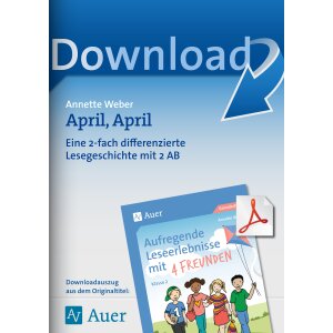 Differenzierte Lesegeschichte: April, April