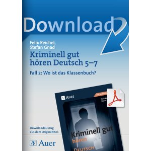 Fall 2: Wo ist das Klassenbuch? - Kriminell gut...