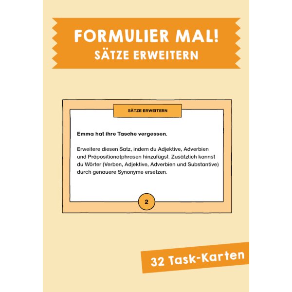 Sätze erweitern - Formulier mal!