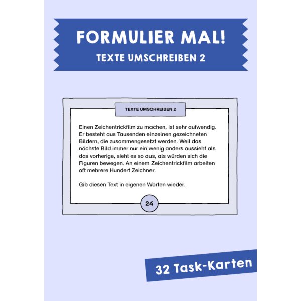 Texte umformulieren - Formulier mal!