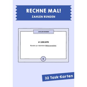 Große Zahlen runden - Rechne mal!