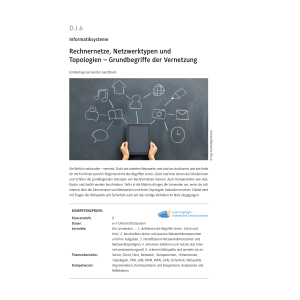 Rechnernetze, Netzwerktypen und Topologien - Klasse 8