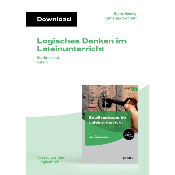 Logisches Denken im Lateinunterricht - EduBreakout Latein