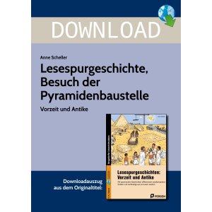 Lesespurgeschichte: Besuch auf der Pyramidenbaustelle Kl....