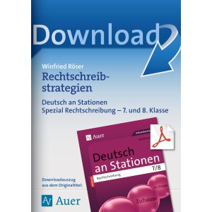 Rechtschreibstrategien - Deutsch an Stationen Spezial Kl....