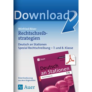 Rechtschreibstrategien - Deutsch an Stationen Spezial Kl....