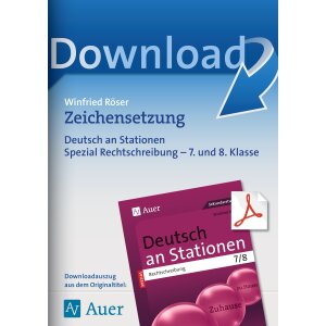 Zeichensetzung - Deutsch an Stationen Spezial Kl. 7/8