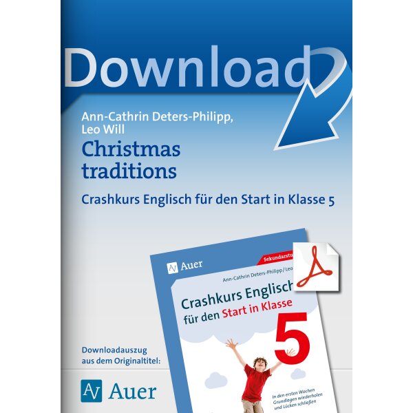 Christmas traditions -  Crashkurs Englisch für den Start in Kl. 5