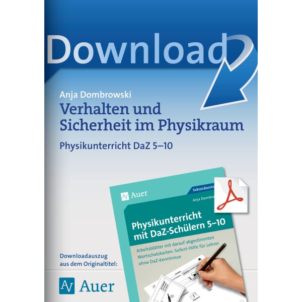 Im Physikraum - Verhalten und Sicherheit mit DaZ-Schülern