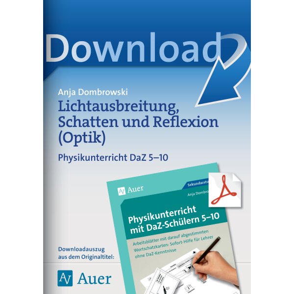 Lichtausbreitung, Schatten, Reflexion - Physikunterricht mit DaZ-Schülern