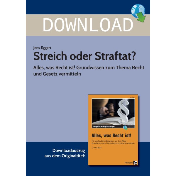 Streich oder Straftat? - Alles, was Recht ist!