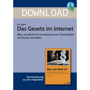 Das Gesetz im Internet- Alles, was Recht ist!