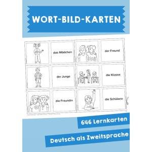Wort-Bild-Karten - Deutsch als Zweitsprache