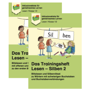 Trainingsheft Lesen - Silben (Materialpaket aus zwei Titeln)