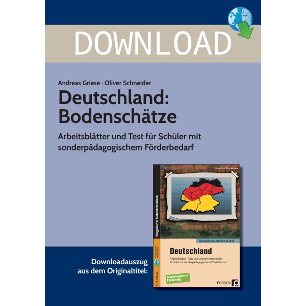 Deutschland: Bodenschätze - Basiswissen einfach und klar