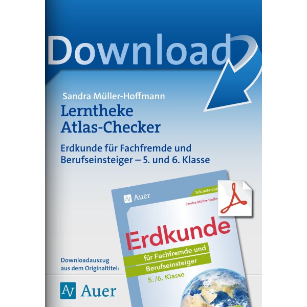 Lerntheke Atlas-Checker - Erdkunde für Fachfremde und Berufseinsteiger