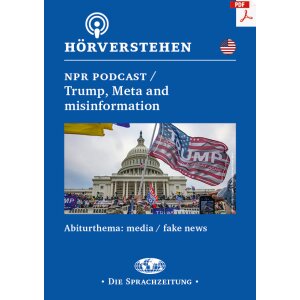 Übungen zum Hörverstehen - Trump, Meta and...