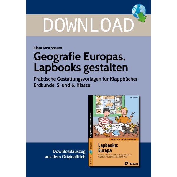 Geografie Europas - Lapbooks gestalten