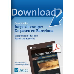 Juego de escape De paseo en Barcelona: Spanisch Niveau B1