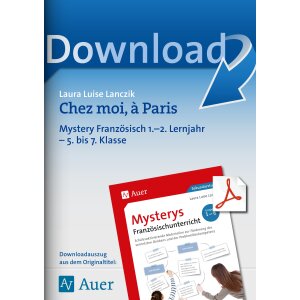 Chez moi, à Paris - Mystery Französisch 1./2....