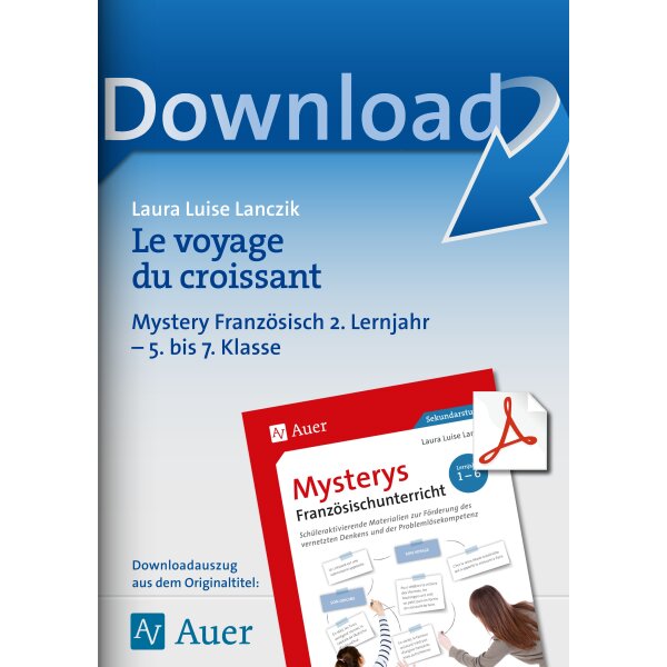 Le voyage du croissant - Mystery Französisch 2. Lernjahr