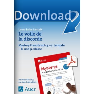 Le voile de la discorde - Mystery Französisch 4./5....