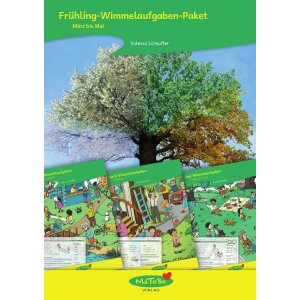 Frühling-Wimmelaufgaben - März, April, Mai