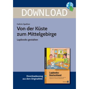 Lapbook Von der Küste zum Mittelgebirge gestalten