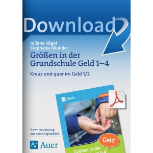 Kreuz und quer in der Größe Geld Kl. 1/2