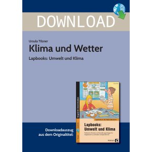 Lapbook zu Klima und Wetter gestalten