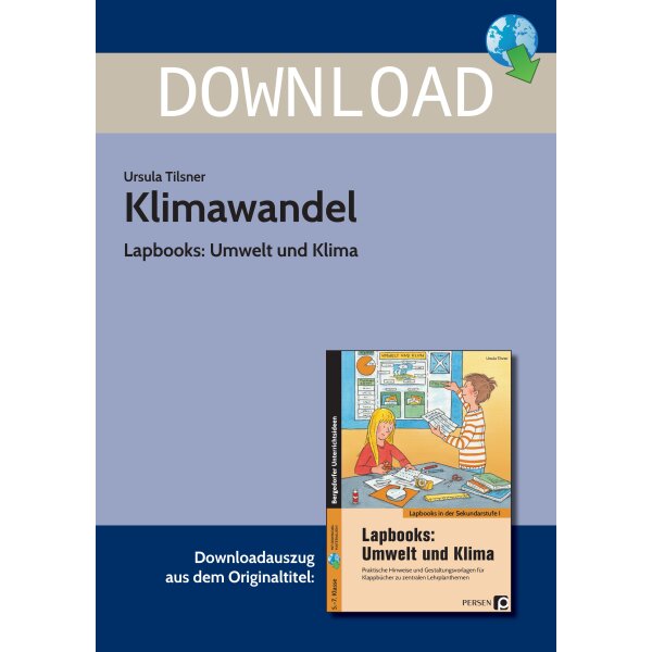 Lapbook zum Klimawandel gestalten