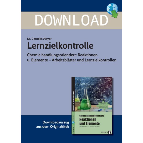 Chemie handlungsorientiert: Lernzielkontrolle