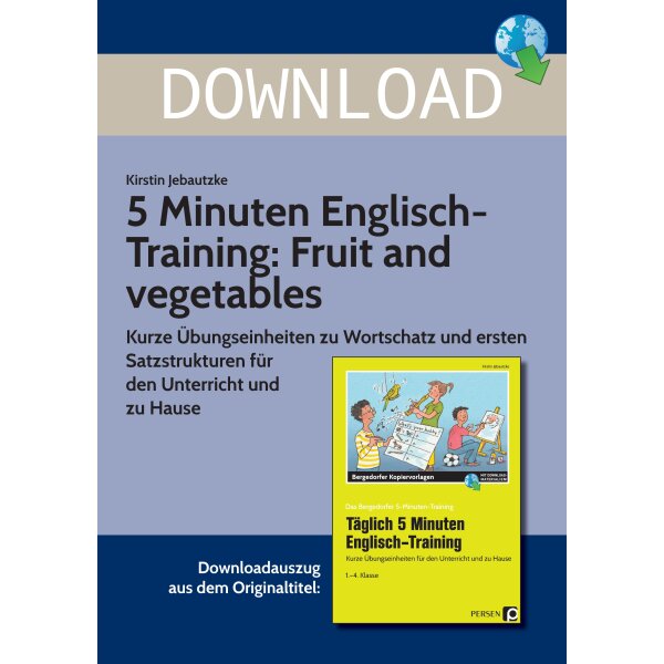 5 Minuten Englisch-Training - Fruit and vegetables