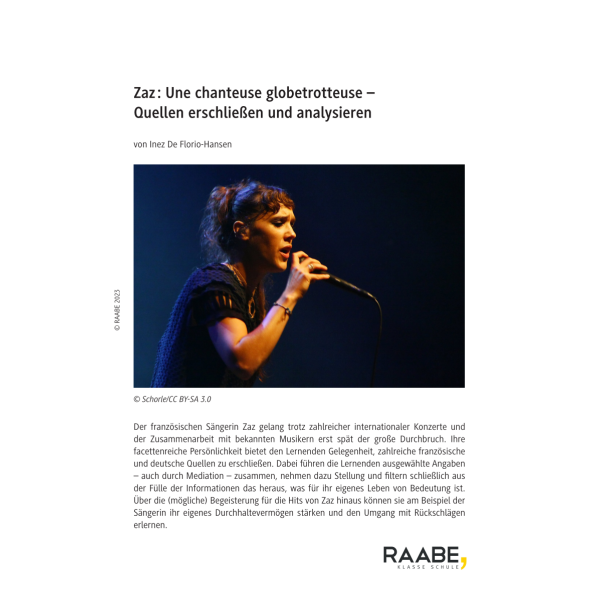 Zaz: Une chanteuse globetrotteuse