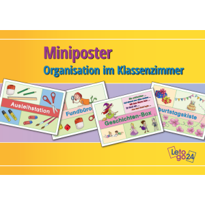 Organisation im Klassenzimmer - Miniposter-Vorlagen