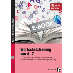 Wortschatztraining von A - Z