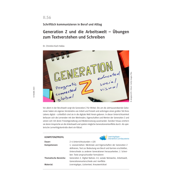 Generation Z und die Arbeitswelt