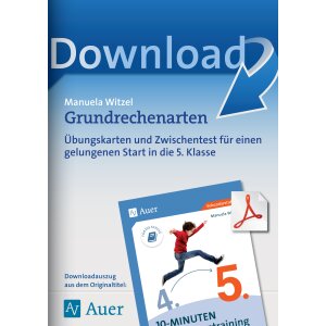 Grundrechenarten - 10-Minuten-Grundlagentraining Mathe Kl.5