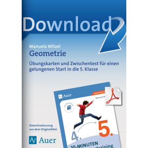 Geometrie - 10-Minuten-Grundlagentraining Mathe Kl.5
