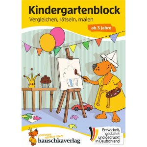 Kindergartenblock - Vergleichen, rätseln und malen