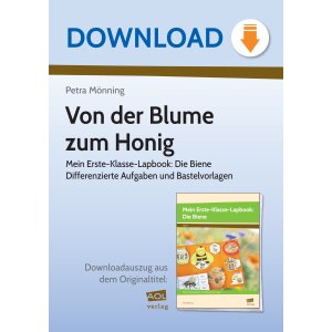 Lapbook Biene: Von der Blume zum Honig