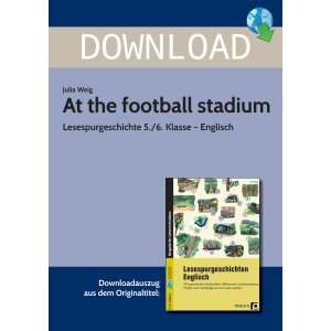 At the football stadium - Lesespurgeschichte