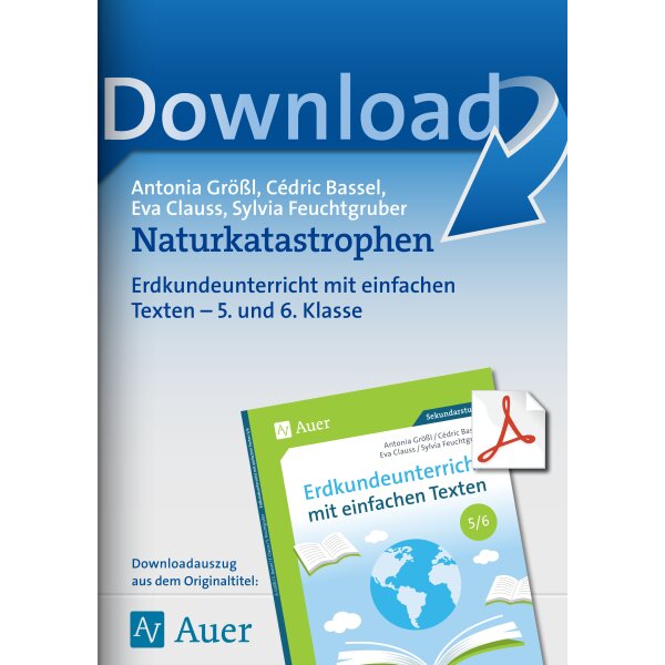 Naturkatastrophen - Erdkundeunterricht mit einfachen Texten