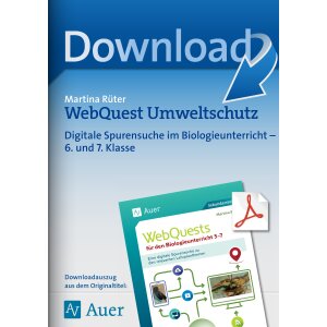 WebQuest - Umweltschutz Kl. 6/7