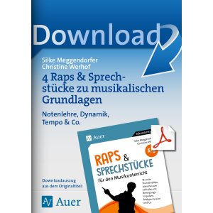 4 Raps & Sprechstücke zu musikalischen...