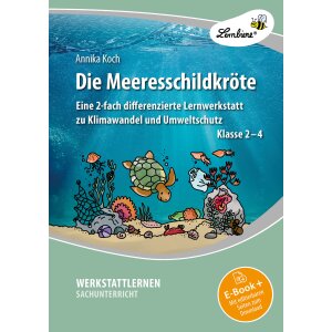 Die Meeresschildkröte - Lernwerkstatt 2. - 4.Klasse