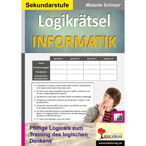 Logikrätsel Informatik - Pfiffige Logicals zum...